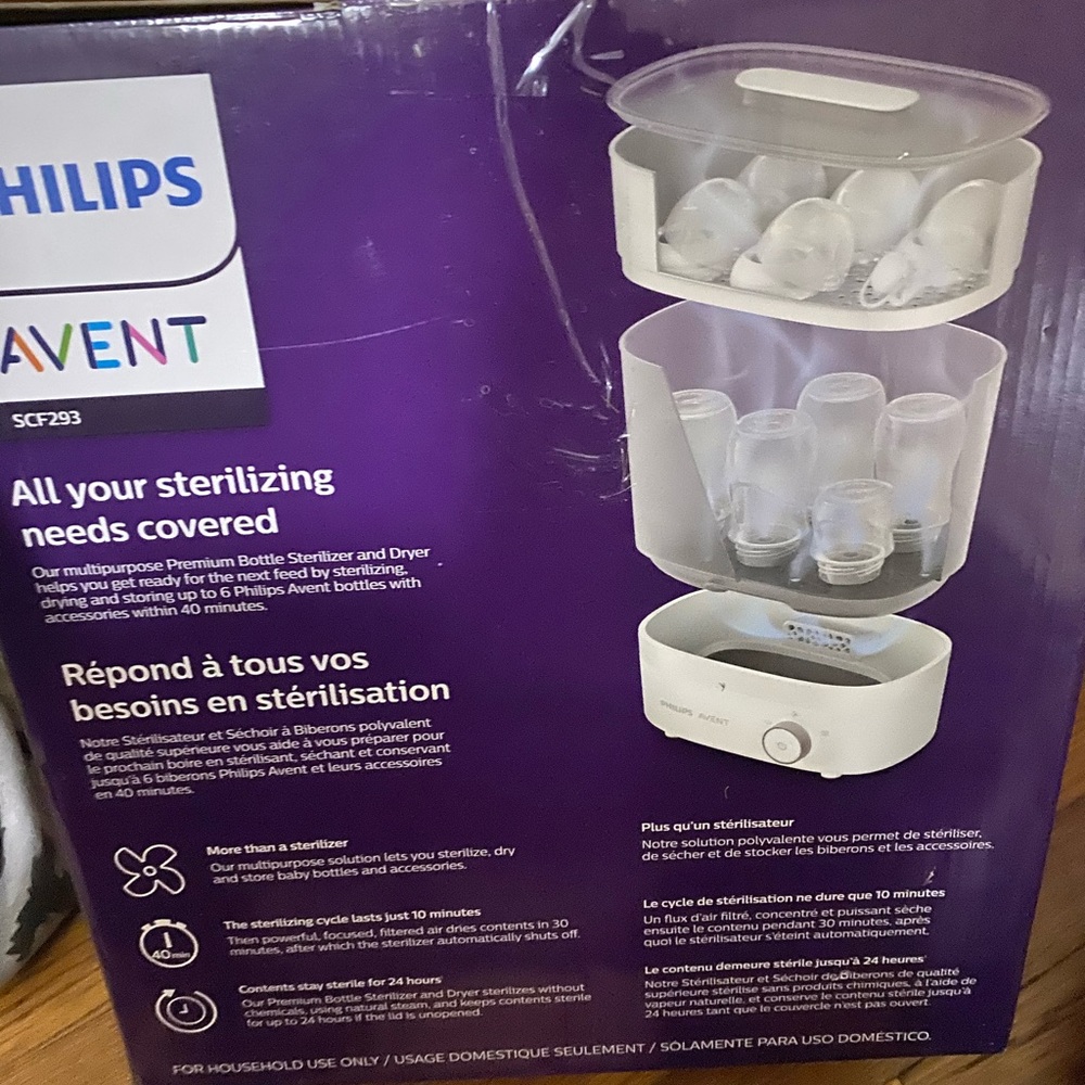 Phillips baby bottle sterilizer